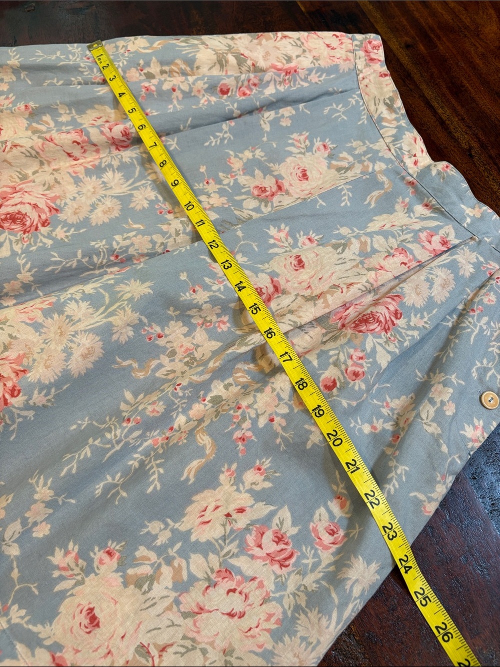 Vintage Ralph Lauren Country 90s Cotton Linen Blend Bermuda Shorts Cottagecore - Picture 9 of 11